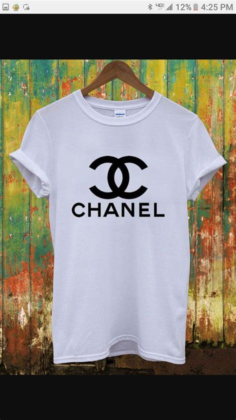 chanel inspired tshirts|chanel oversized t shirt.